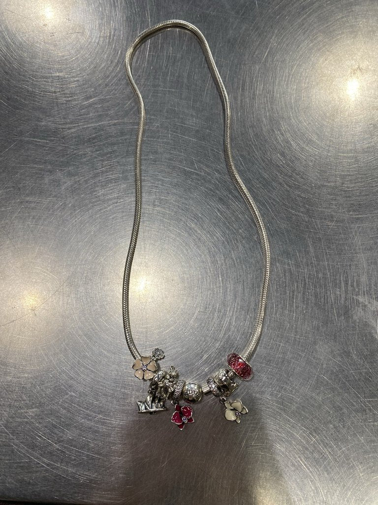 Pandora necklace w beads