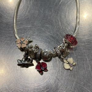 Pandora necklace w beads