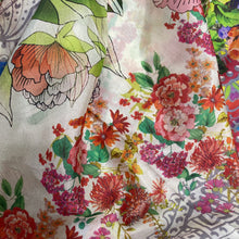 Load image into Gallery viewer, Johnny Was floral silk scarf
