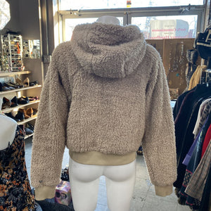 Lululemon cropped half zip fuzzy sweater 6