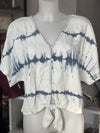 Bella Dahl tie dye tencel top M