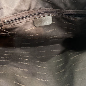 Lancel nylon/leather handbag