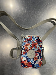 Kipling floral crossbody wallet