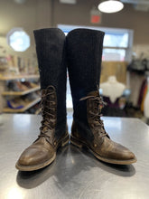 Load image into Gallery viewer, Woolrich wool leather boots 8/38.5
