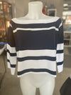 J Crew knit striped top M