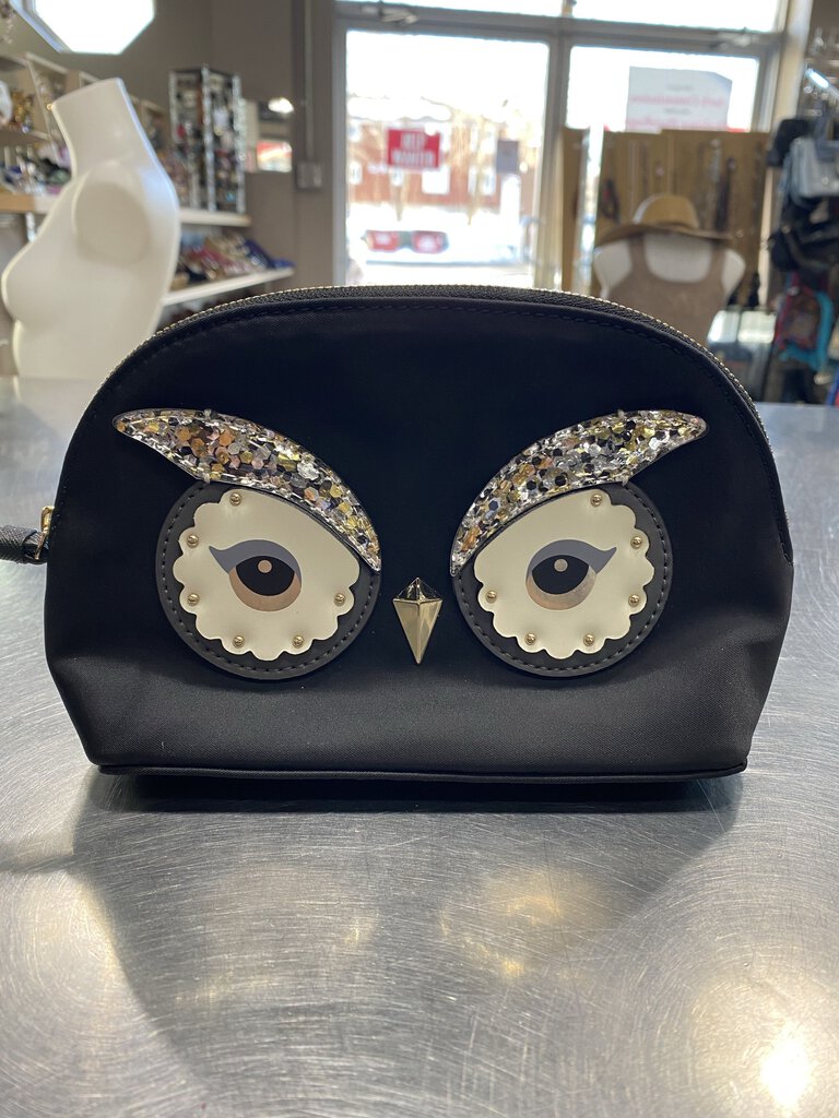 Kate Spade owl nylon pouch