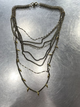 Load image into Gallery viewer, Biko multi layer brass necklace
