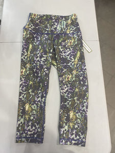 Lululemon dots/floral crop leggings 6