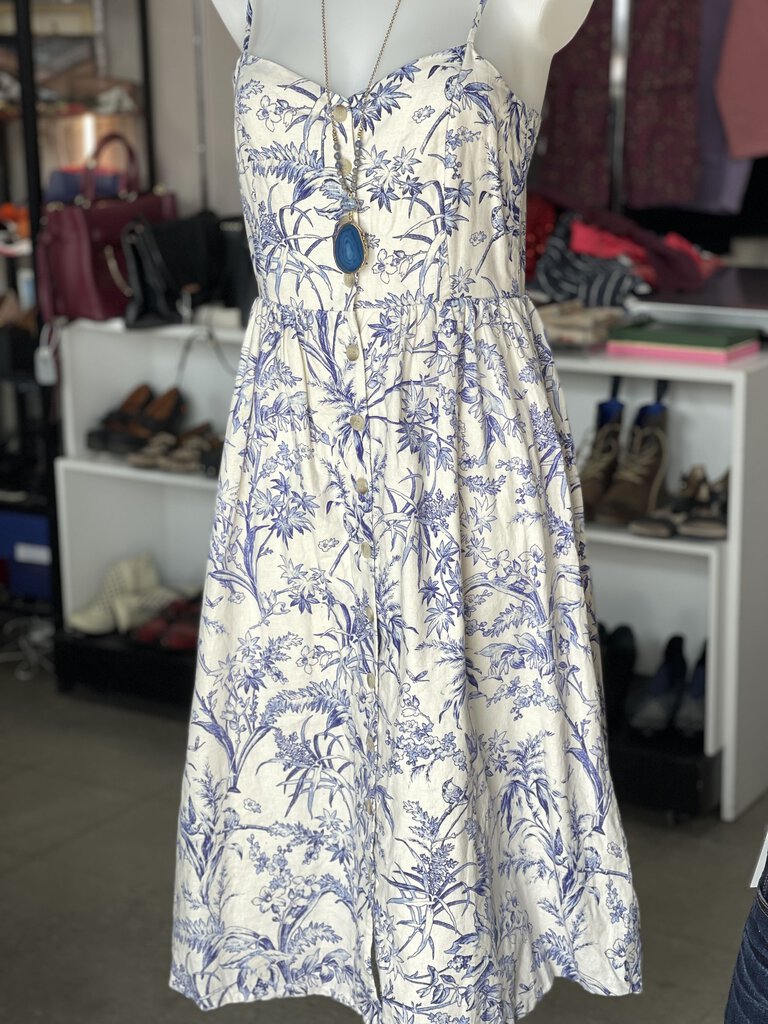 H&M linen blend midi dress S Rikochet Resale Online H&M linen blend midi dress S Rikochet Resale Online