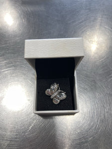 Pandora .925 pave butterfly pendant