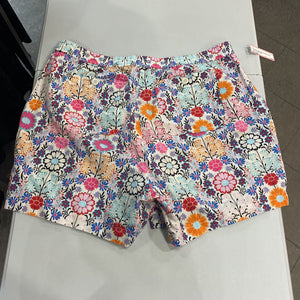 Talbots floral linen/cotton shorts XL