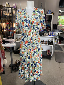 Lauren Ralph Lauren floral midi dress M