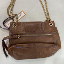 Load image into Gallery viewer, BCBG Max Azria leather crossbody w chain strap
