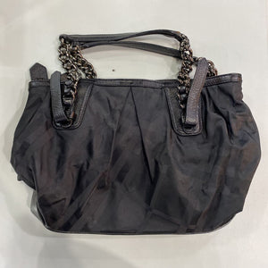 Burberry nylon handbag with chain handles