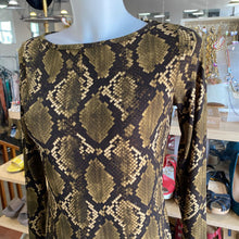 Load image into Gallery viewer, Michael Kors snake print dress XS

