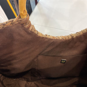 Gap large wicker handbag