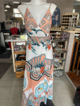 Load image into Gallery viewer, L&#39;Atiste floral wrap maxi dress NWT M

