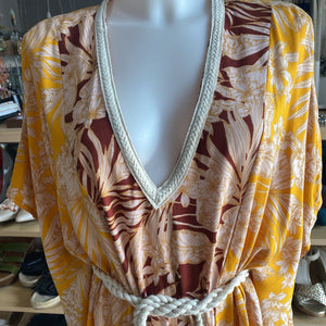 Violet Sky rope tie top/cover up NWT S