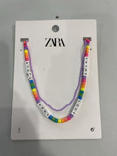 Load image into Gallery viewer, Zara &quot;Love/Amore&quot; beaded necklace NWT
