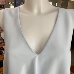 H Halston doubly layer top L