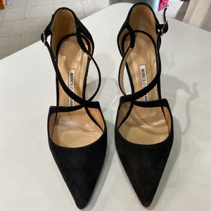 Manolo Blahnik suede heels 36