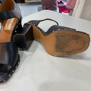 Valentino block heel sandals 36.5