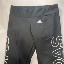 Load image into Gallery viewer, Adidas white logo leggings M
