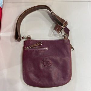 Roots leather crossbody