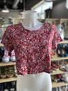 Twik/Simons floral crop top S