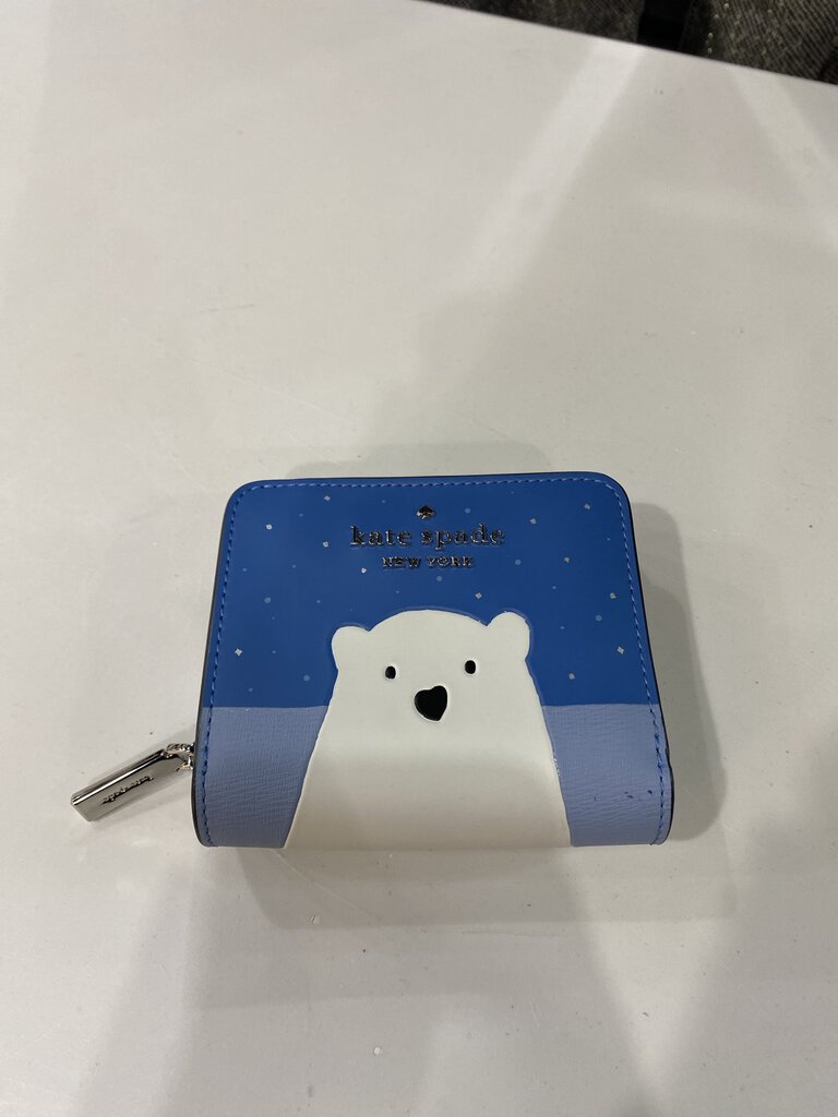 Kate Spade polar bear small wallet NWT