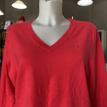 Load image into Gallery viewer, Tommy Hilfiger thin v-neck sweater XXL
