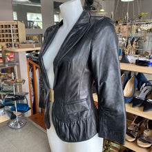 Load image into Gallery viewer, Elisabetta Franchi Celyn b. leather jacket 42
