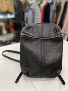 *pebbled leather backpack