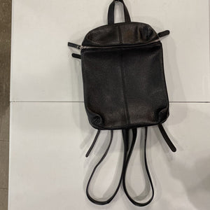 *pebbled leather backpack