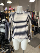 Load image into Gallery viewer, Madewell flared sleeve striped top S
