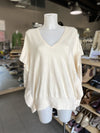 Zara knit dolman sleeves top S