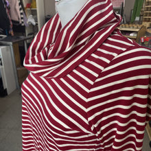 Load image into Gallery viewer, LL Bean cowl neck striped top M

