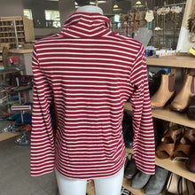 Load image into Gallery viewer, LL Bean cowl neck striped top M
