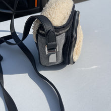 Load image into Gallery viewer, Vince Camuto leather/shearling mini crossbody
