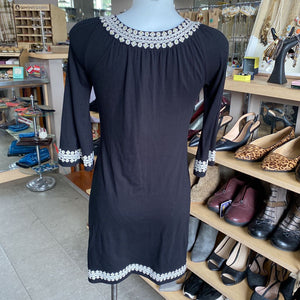 INC embroidered dress S