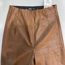 Load image into Gallery viewer, Zara pleather skinny pants XS NWT
