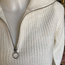 Load image into Gallery viewer, Gap wool/alpaca/blend zip sweater S
