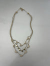 Stella & Dot gold half moon triangle necklace