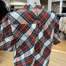 Load image into Gallery viewer, J Crew plaid top NWT M

