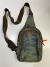 Roots Camo Sling handbag NWT