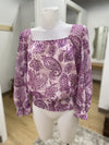 Melanie Lyne paisley print top 16