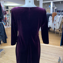 Load image into Gallery viewer, Laura satin trim velour dress 10P

