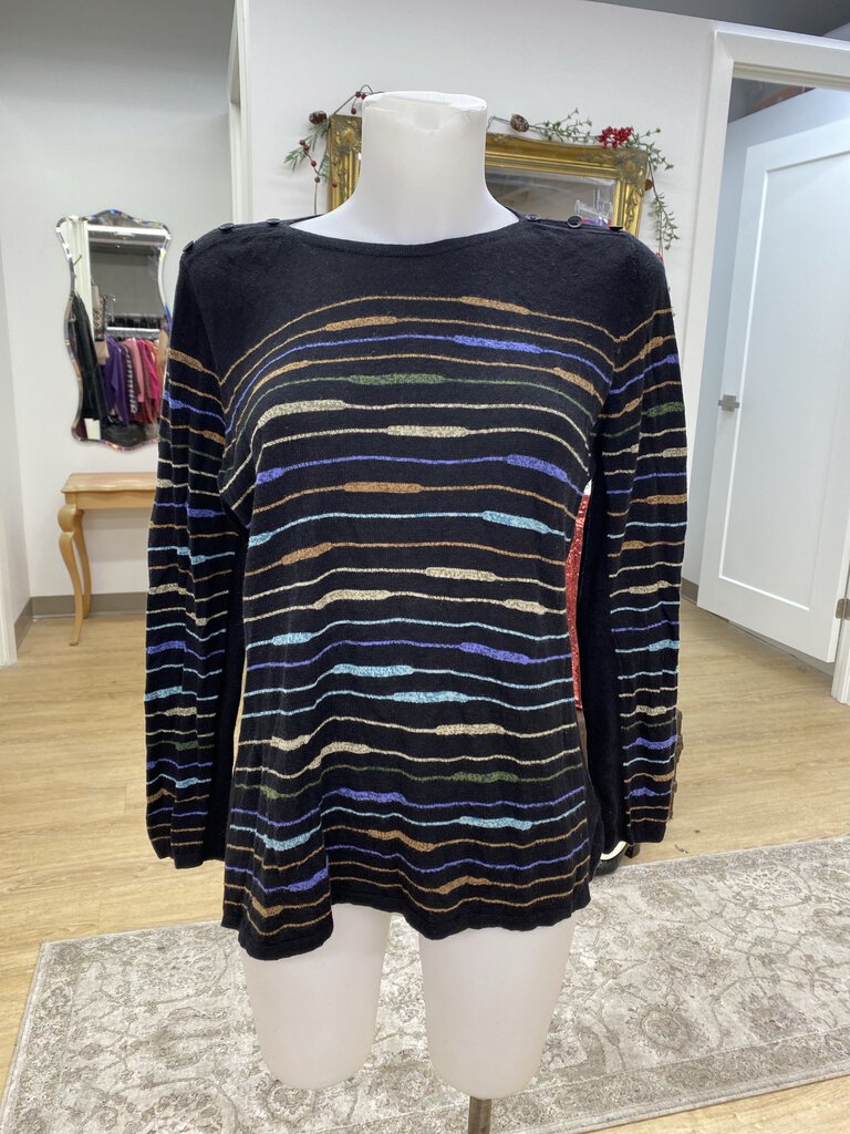 Nic & Zoe striped sweater XL