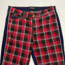 Load image into Gallery viewer, Desigual front plaid jeans 28

