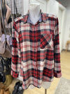 Eddie Bauer plaid button up L